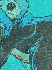 Vintage Yellowstone park oversized camp sleep shirt beach sleeping bear animals