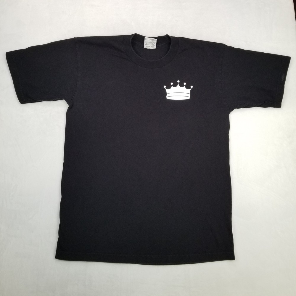 Pro Athletic King Crown Graphic T-Shirt Men’s Size Large Black Classic Casual