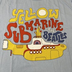 The Beatles Yellow Submarine T-Shirt Mens M Sky Blue NEW Graphic Tee 2MBY093