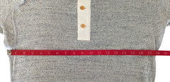 Journal Standard Homestead henley 42 or M/L gray heathered sanforized Japan