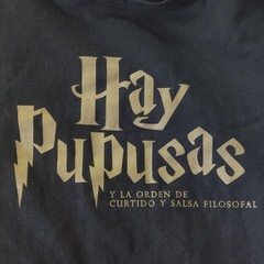 Hay Pupusas Merch Men’s XL Black Graphic Print Short Sleeve T-Shirt El Salvador