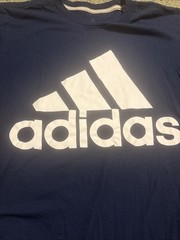 Adidas Navy Go To Performance Climalite Tee Shirt Mens Size Small