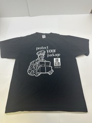 Vintage Aids Action Safe Sex Shirt XL Anvil Protect Your Package Staff Event