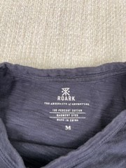 Roark Short Sleeve Pocket T Shirt Mens Medium M Classic Normcore City College