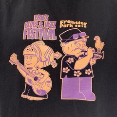 Erie’s Blues and Jazz Festival Frontier Park 2018 Shirt XL Band Tee