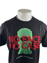 STREETZ IZ WATCHIN – NEW w TAG / NO FACE NO CASE Mens Large Graphite T-Shirt