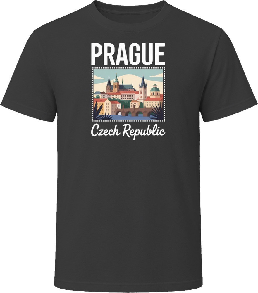 Prague Czech Republic Vacation Tourist Shop T Shirt