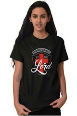Transformed By The Lord Christian Jesus God Adult Short Sleeve Crewneck Tee