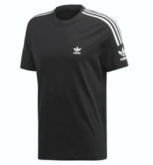 NEW MEN’S ADIDAS ORIGINALS TREFOIL TECH TEE SHIRT ~SIZE LARGE #ED6116 BLACK