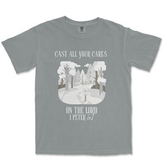 Cast All Your Cares Shirt Graphic Christian Shirts for Men Bible Verse T Shirt