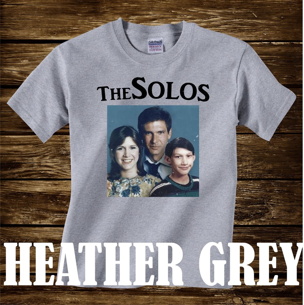 THE SOLOS Family Portrait T-Shirt -adult sizes -Many Color Options- STAR WARS