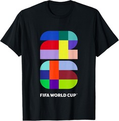 FIFA World Cup 2026 Event Colors Soccer Fan Graphic T-Shirt