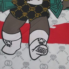 Black Richie Rich T-Shirt Mens Size 3X/4X* White Graphics