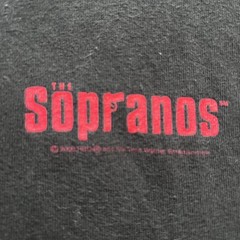 Vintage Y2K 2000 HBO Official The Sopranos Bada Bing Promo Shirt