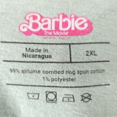 Barbie The Movie T Shirt Mens Size 2XL Blue Ken-Rgy Ryan Gosling