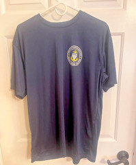 United States Coast Guard Petty Officer Association Jersey Strong shirt size L