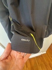 Diadora Half Zip Mock Neck Long Sleeve Athletic T-Shirt Mens Size M Compression