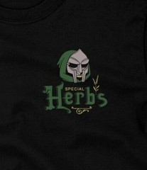 MF DOOM Special Herbs Lavender Buds/Men’s/Women’s Graphic Design T- Shirt M/6X