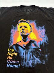 Halloween John Carpenter T-shirt Men 2XL Black Graphic Print 100% Cotton.#46415