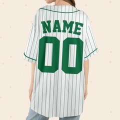 Custom Request Stripe Line Custom Colors Personalized Name Baseball Jersey