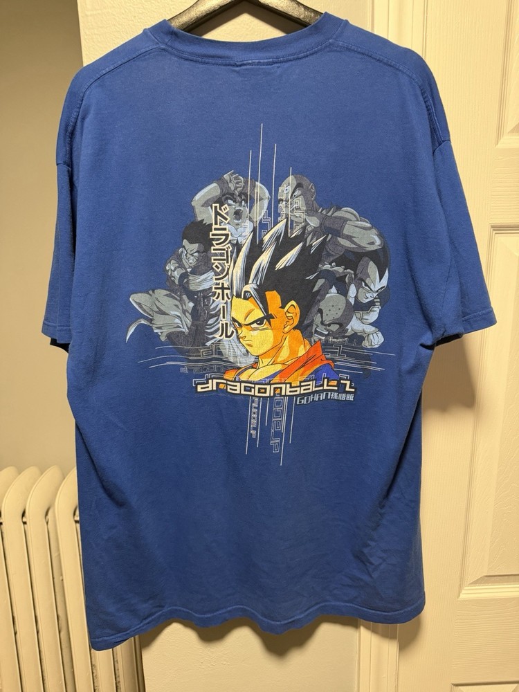 Vintage 2000 Dragon Ball Z Gohan Vegeta Krillin T-shirt Size Men’s XL