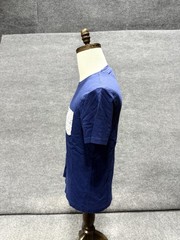 Original Penguin Shirt Mens Medium Blue Geometric Pocket Graphic T-Shirt Tee