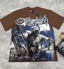 NEW Godspeed Skeleton Farmer in the Field printing Tee Mens Cotton T-shirt