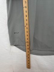 NEW BYLT Drop Cut SS Shirt Mens Large Grey BYLT Blend Premium Basics Tee