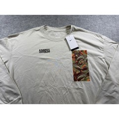 Nike Kyrie Irving Journey Reward T-Shirt Mens XXL Light Bone Long Sleeve Graphic