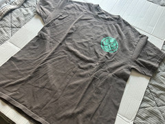 HAWAIIAN ISLAND CREATIONS SZ L GRAY SHORT SLEEVE T-SHIRT…SEE DESCRIPTION