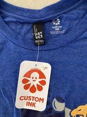 Custom Ink Perfect District T-shirt Size L Color Blue
