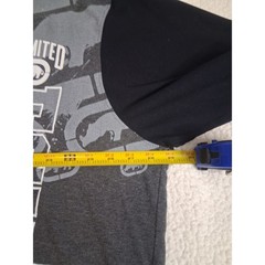 Ecko Unltd Mens 4XB T-Shirt Gray Black Graphic Rhino Logo V-Neck Big & Tall 4XL