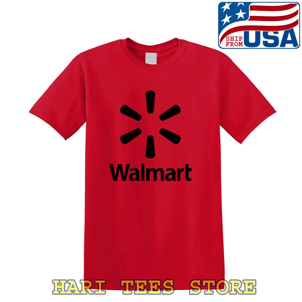 Walmart Store Men’s Red Size S to 5XL