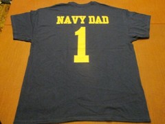 UNITED STATES NAVY DAD #1 EST 1775 BATTLEFIELD COLLECTION BRAND T-SHIRT XL NWOT