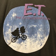 E.T. The Extra-Terrestrial Shirt Nasty Gal Collection Size Medium Gray
