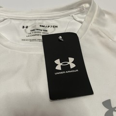 NWT Under Armour The Tech Tee Short Sleeve Shirt Men’s Size Small White Top