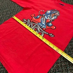 Vintage Youth JNCO Jeans Tribal Tiger Red Longsleeve Shirt Medium