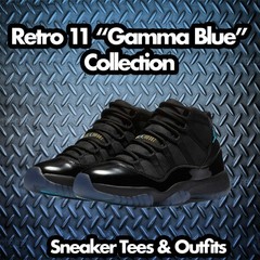 Shirt Match Jordan 11 Gamma Blue Shoes – Trust The Process Sneaker Tees