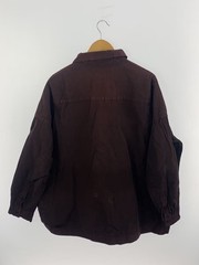 CASEY CASEY Pullover Long Sleeve Shirt L Cotton Bordeaux 19HH100