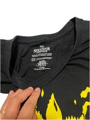 Stranger Things Loot Crate Mens Black Graphic T-Shirt Eleven Demogorgon 2XL