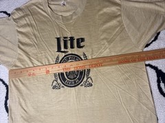 Vtg 80s (Miller) Lite A Fine Pilsner Beer T Shirt Single Stitch UNWORN Men’s M/L