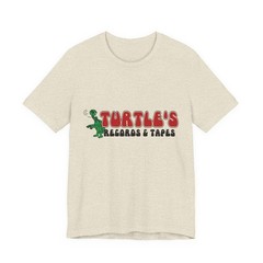 Vintage Turtles Record & Tapes Store Logo Unisex Jersey Short Sleeve T-Shirt