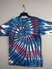 Sundog Hand Dyed Tee Mens L Lg Blue Tie Die Fastpitch 09 Summer Hippie Punk 4166