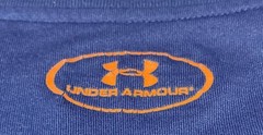 Dahui Blue Performance T-Shirt XL 88/12 Poly Spandex HeatGear Athletic Top