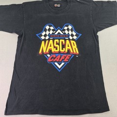 Vintage Nascar Cafe Myrtle Beach Speedway 90s Racewear Unisex XL Shirt Tee Faded