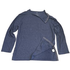 MAI We Care Adaptive Recovery Long Sleeve Shirt Snap Shoulder Side Access Medium