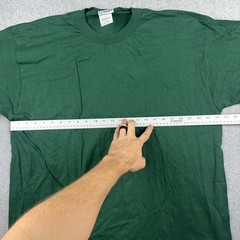 Vintage Discus Athletic Shirt Mens XL Green Cotton Crew Neck Blank Tee 90s