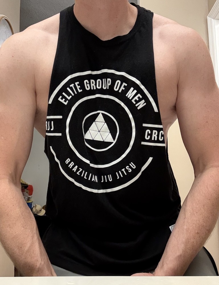 mens – Sz XL Workout shirt Stringer – MUSCLE CUT – Gains