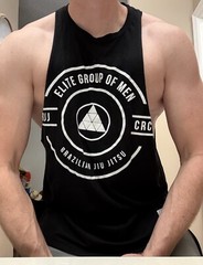 mens – Sz XL Workout shirt Stringer – MUSCLE CUT – Gains