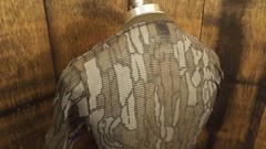 Vtg Trebark MESH see-thru Camouflage T-shirt USA Made sz Med Ace Sportswear Camo